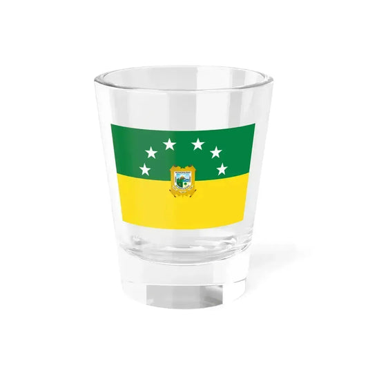 Flag of Santa Elena - Ecuador (Ecuador) Shot Glass 1.5oz 1.5oz - Go Mug Yourself