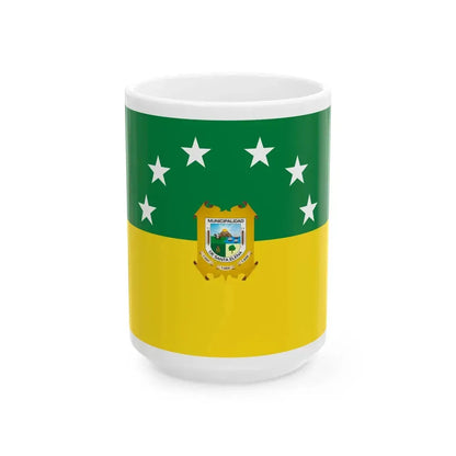 Flag of Santa Elena - Ecuador (Ecuador) White Coffee Mug 15oz - Go Mug Yourself