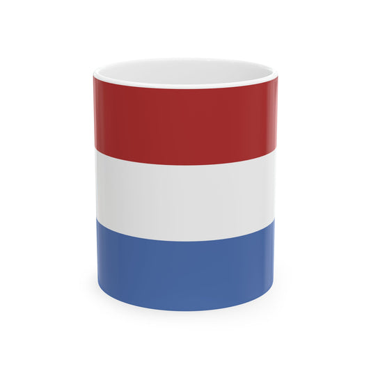 Flag of Santa Fe 1819 (Argentina) White Coffee Mug-11oz-Go Mug Yourself