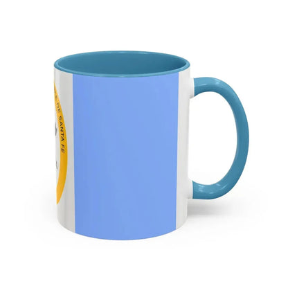Flag of Santa Fe Province Argentina - Accent Coffee Mug - Go Mug Yourself