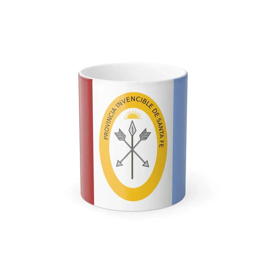 Flag of Santa Fe Province Argentina - Color Changing Coffee Mug 11oz - Go Mug Yourself