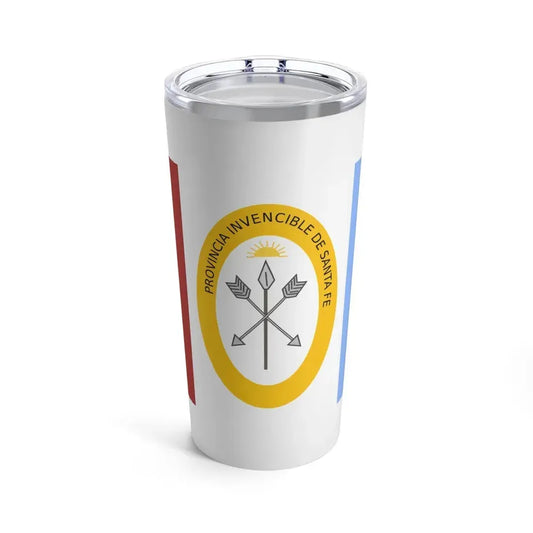 Flag of Santa Fe Province Argentina - Tumbler 20oz 20oz - Go Mug Yourself