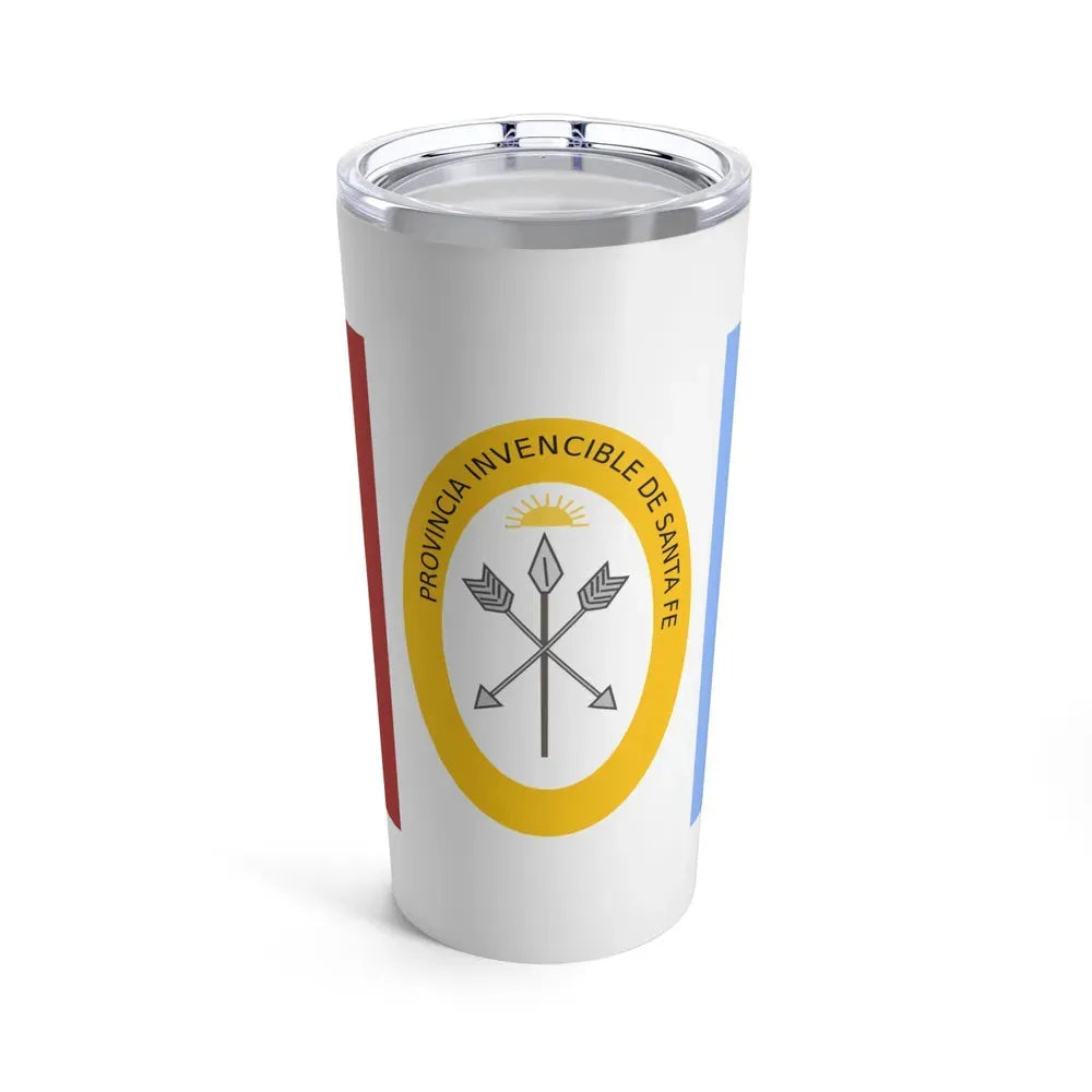 Flag of Santa Fe Province Argentina - Tumbler 20oz 20oz - Go Mug Yourself