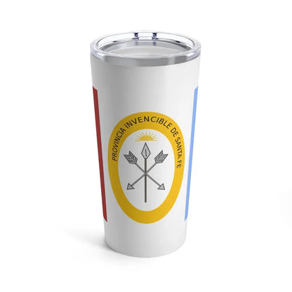 Flag of Santa Fe Province Argentina - Tumbler 20oz 20oz - Go Mug Yourself