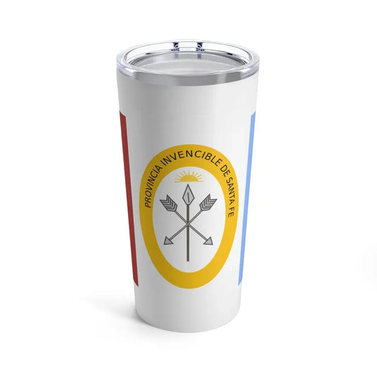 Flag of Santa Fe Province Argentina - Tumbler 20oz 20oz - Go Mug Yourself