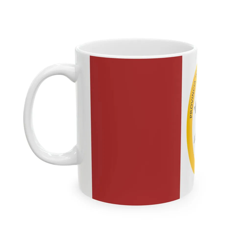 Flag of Santa Fe Province Argentina - White Coffee Mug - Go Mug Yourself