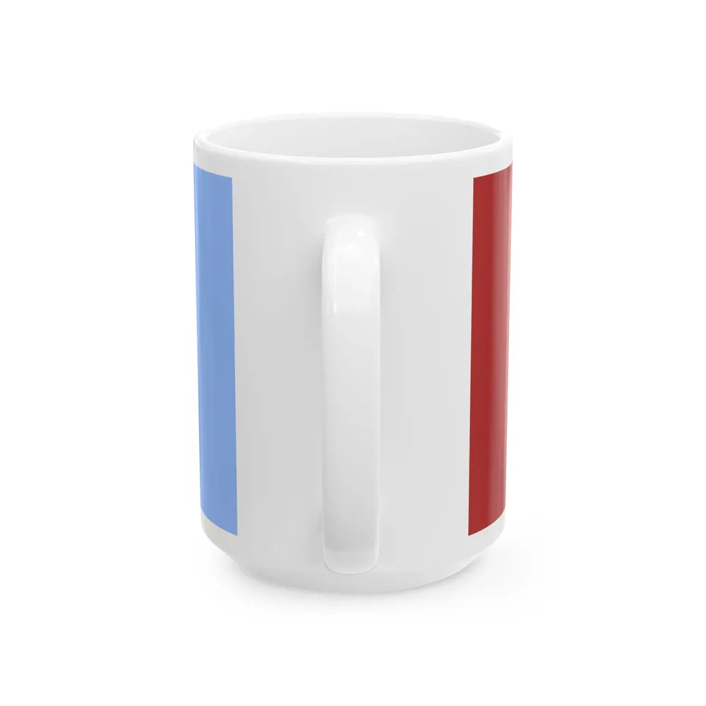 Flag of Santa Fe Province Argentina - White Coffee Mug - Go Mug Yourself
