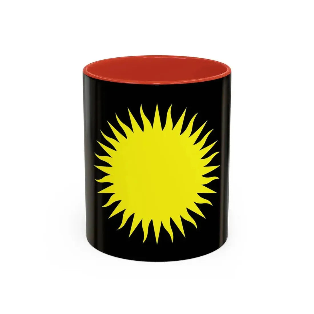 Flag of Santa Lucija Malta - Accent Coffee Mug 11oz Red - Go Mug Yourself