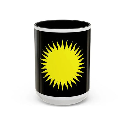 Flag of Santa Lucija Malta - Accent Coffee Mug 15oz Black - Go Mug Yourself