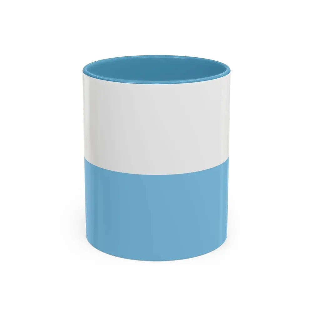 Flag of Santa Marta Magdalena Colombia - Accent Coffee Mug 11oz Light Blue - Go Mug Yourself