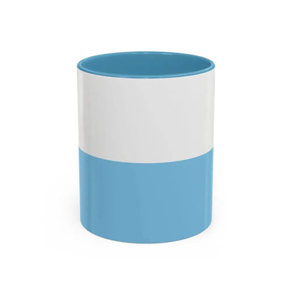 Flag of Santa Marta Magdalena Colombia - Accent Coffee Mug 11oz Light Blue - Go Mug Yourself