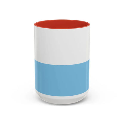 Flag of Santa Marta Magdalena Colombia - Accent Coffee Mug 15oz Red - Go Mug Yourself