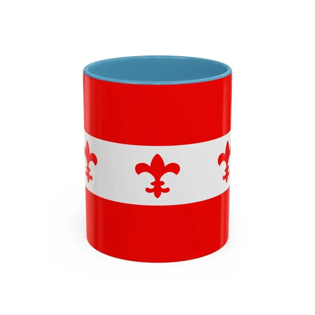 Flag of Santa Venera Malta - Accent Coffee Mug 11oz Light Blue - Go Mug Yourself