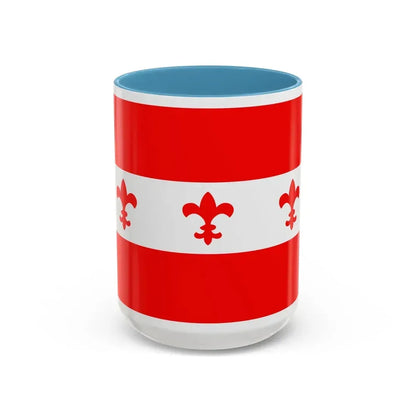 Flag of Santa Venera Malta - Accent Coffee Mug 15oz Light Blue - Go Mug Yourself