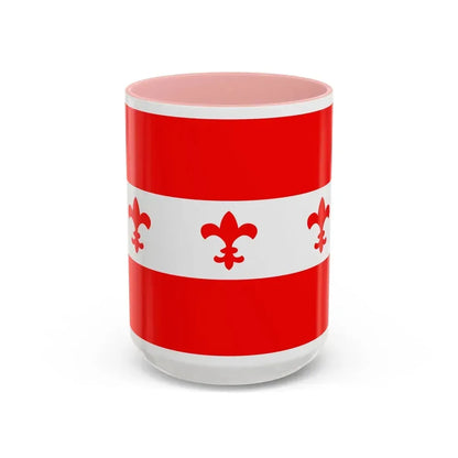 Flag of Santa Venera Malta - Accent Coffee Mug 15oz Pink - Go Mug Yourself