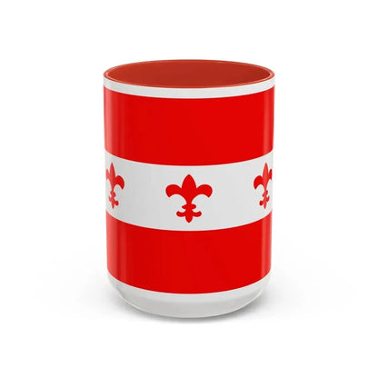 Flag of Santa Venera Malta - Accent Coffee Mug 15oz Red - Go Mug Yourself