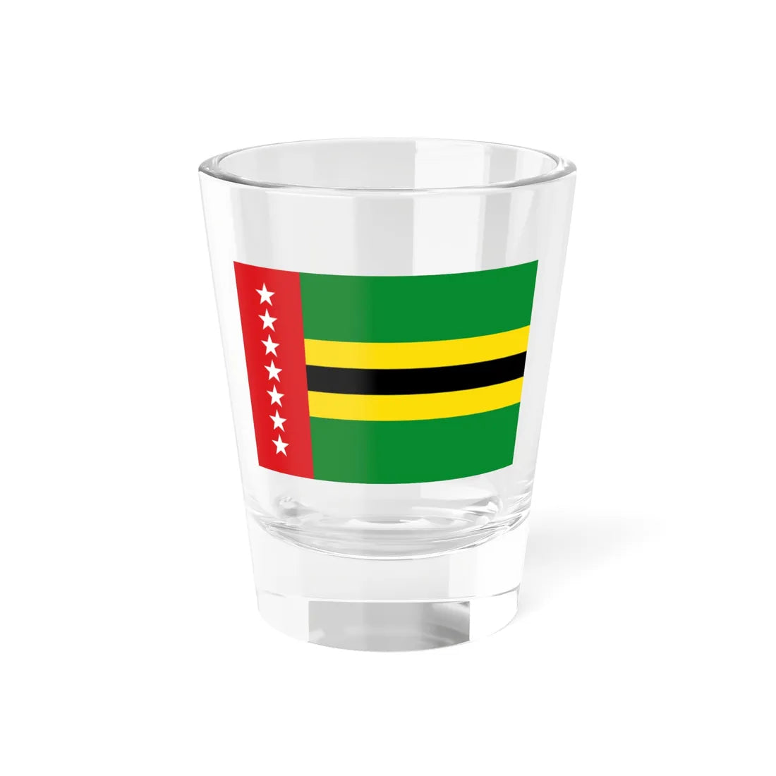 Flag of Santander Colombia (Colombia) Shot Glass 1.5oz 1.5oz - Go Mug Yourself