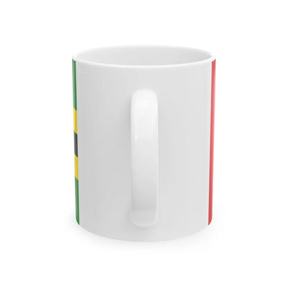 Flag of Santander Department 2008-2019 (Colombia) White Coffee Mug - Go Mug Yourself