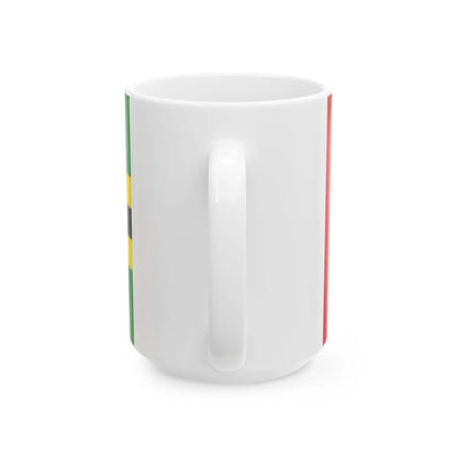 Flag of Santander Department 2008-2019 (Colombia) White Coffee Mug - Go Mug Yourself