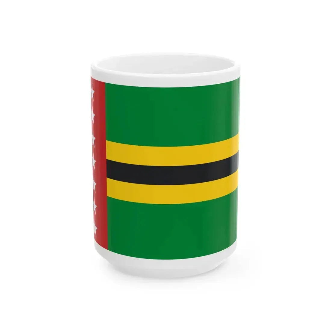 Flag of Santander Department (Colombia) White Coffee Mug 15oz - Go Mug Yourself