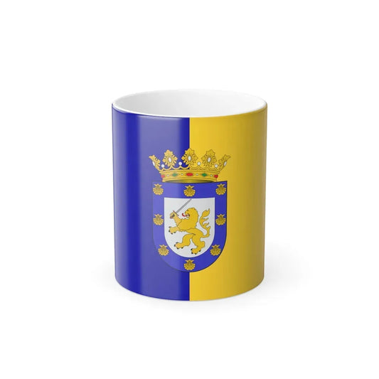 Flag of Santiago Chile - Color Changing Coffee Mug 11oz - Go Mug Yourself