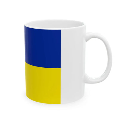 Flag of Santiago de Machaca Bolivia (Bolivia) White Coffee Mug - Go Mug Yourself
