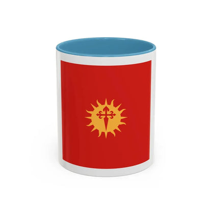 Flag of Santiago del Estero Province Argentina - Accent Coffee Mug 11oz Light Blue - Go Mug Yourself
