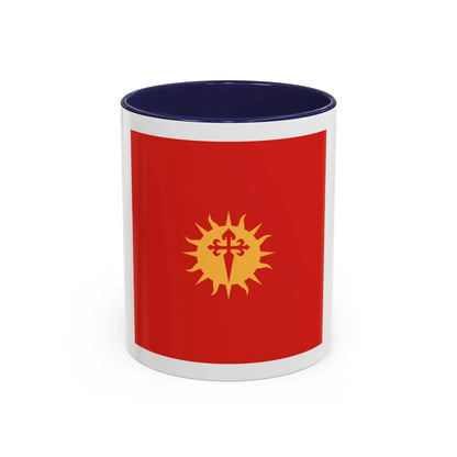 Flag of Santiago del Estero Province Argentina - Accent Coffee Mug 11oz Navy - Go Mug Yourself