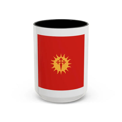 Flag of Santiago del Estero Province Argentina - Accent Coffee Mug 15oz Black - Go Mug Yourself