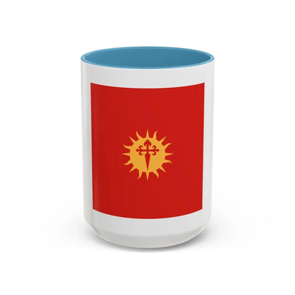 Flag of Santiago del Estero Province Argentina - Accent Coffee Mug 15oz Light Blue - Go Mug Yourself