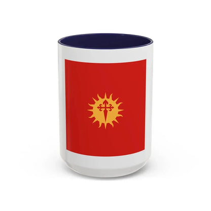 Flag of Santiago del Estero Province Argentina - Accent Coffee Mug 15oz Navy - Go Mug Yourself