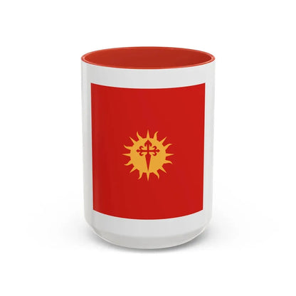 Flag of Santiago del Estero Province Argentina - Accent Coffee Mug 15oz Red - Go Mug Yourself