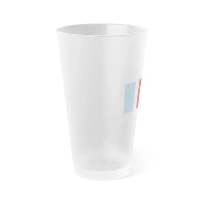 Flag of Santiago del Estero Province Argentina - Frosted Pint Glass 16oz - Go Mug Yourself