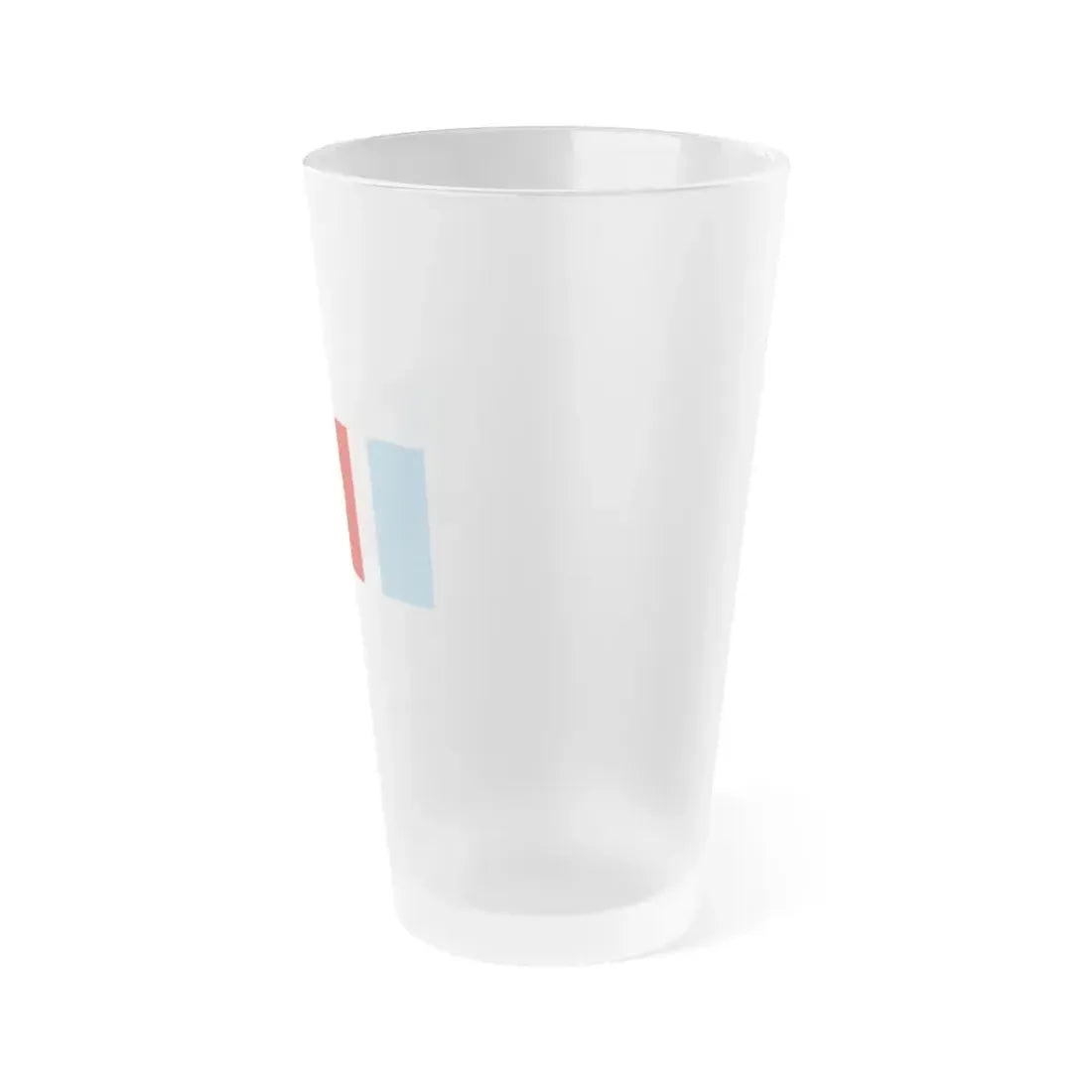 Flag of Santiago del Estero Province Argentina - Frosted Pint Glass 16oz - Go Mug Yourself