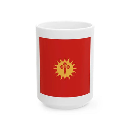 Flag of Santiago del Estero Province Argentina - White Coffee Mug 15oz - Go Mug Yourself