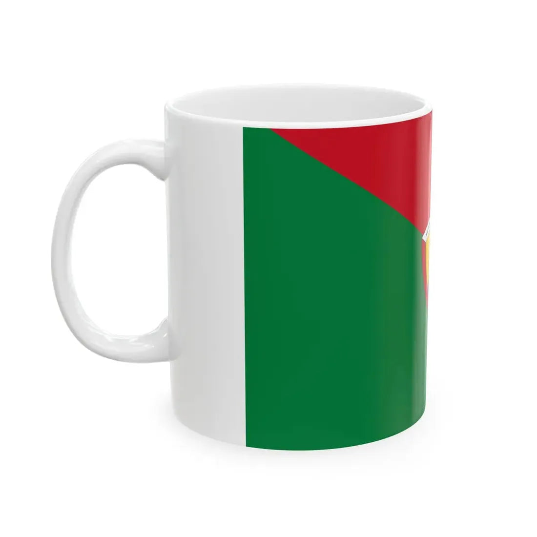 Flag of Santo Domingo Ecuador (Ecuador) White Coffee Mug - Go Mug Yourself