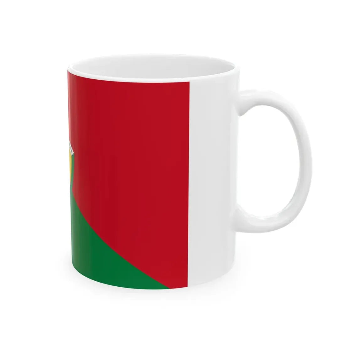 Flag of Santo Domingo Ecuador (Ecuador) White Coffee Mug - Go Mug Yourself