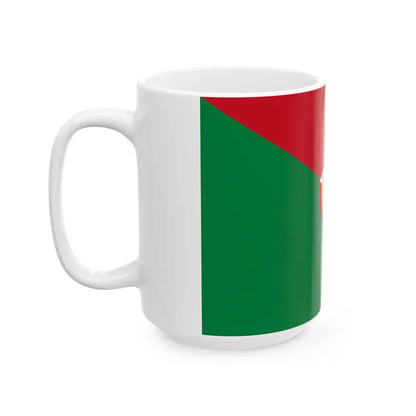Flag of Santo Domingo Ecuador (Ecuador) White Coffee Mug - Go Mug Yourself