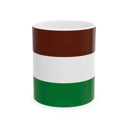 Flag of Santos Mercado Bolivia (Bolivia) White Coffee Mug 11oz - Go Mug Yourself