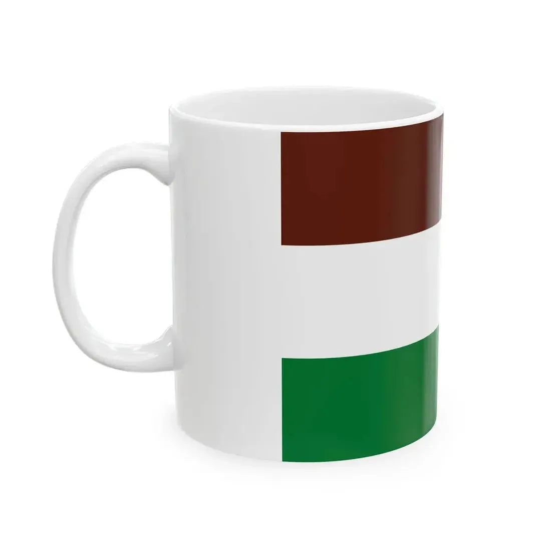 Flag of Santos Mercado Bolivia (Bolivia) White Coffee Mug - Go Mug Yourself