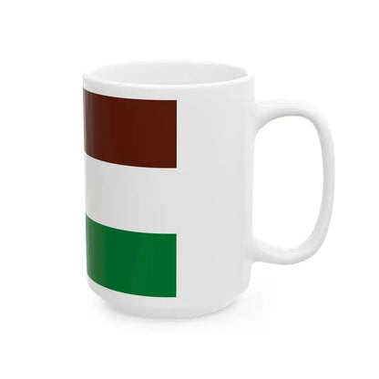 Flag of Santos Mercado Bolivia (Bolivia) White Coffee Mug - Go Mug Yourself