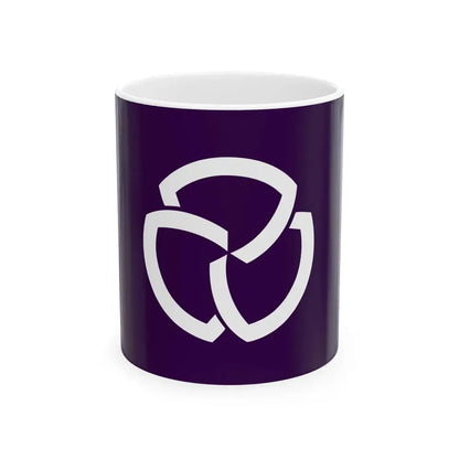 Flag of Sanwa Niigata 1965-2005 (Japan) White Coffee Mug 11oz - Go Mug Yourself