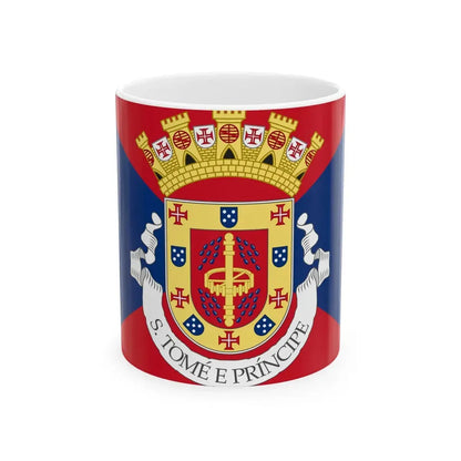 Flag of Sao Tome and Principe 1932 proposal (Portugal) White Coffee Mug 11oz - Go Mug Yourself