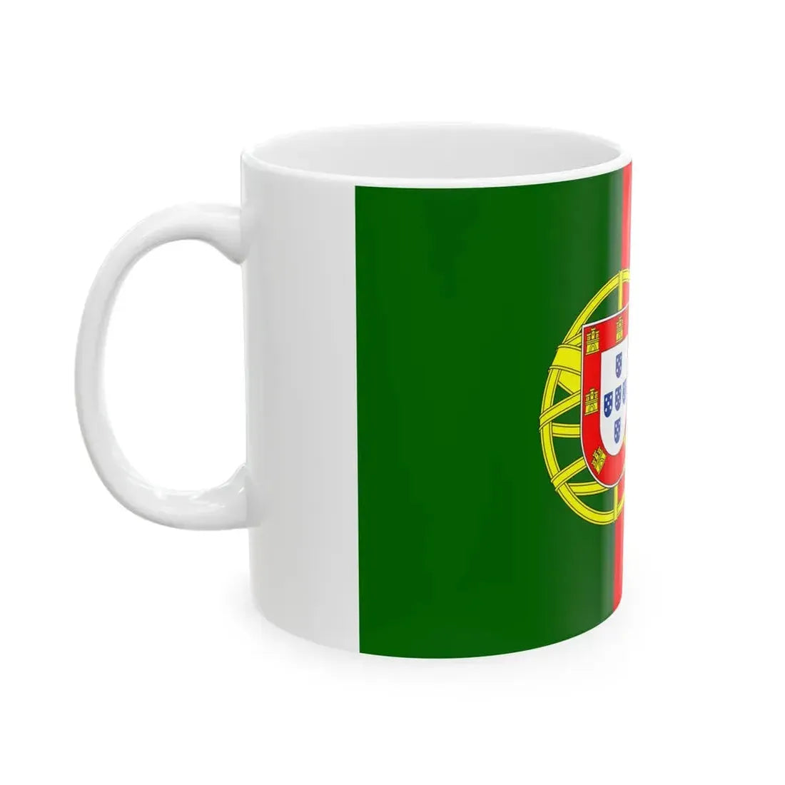 Flag of Sao Tome and Principe 1965 proposal (Portugal) White Coffee Mug - Go Mug Yourself