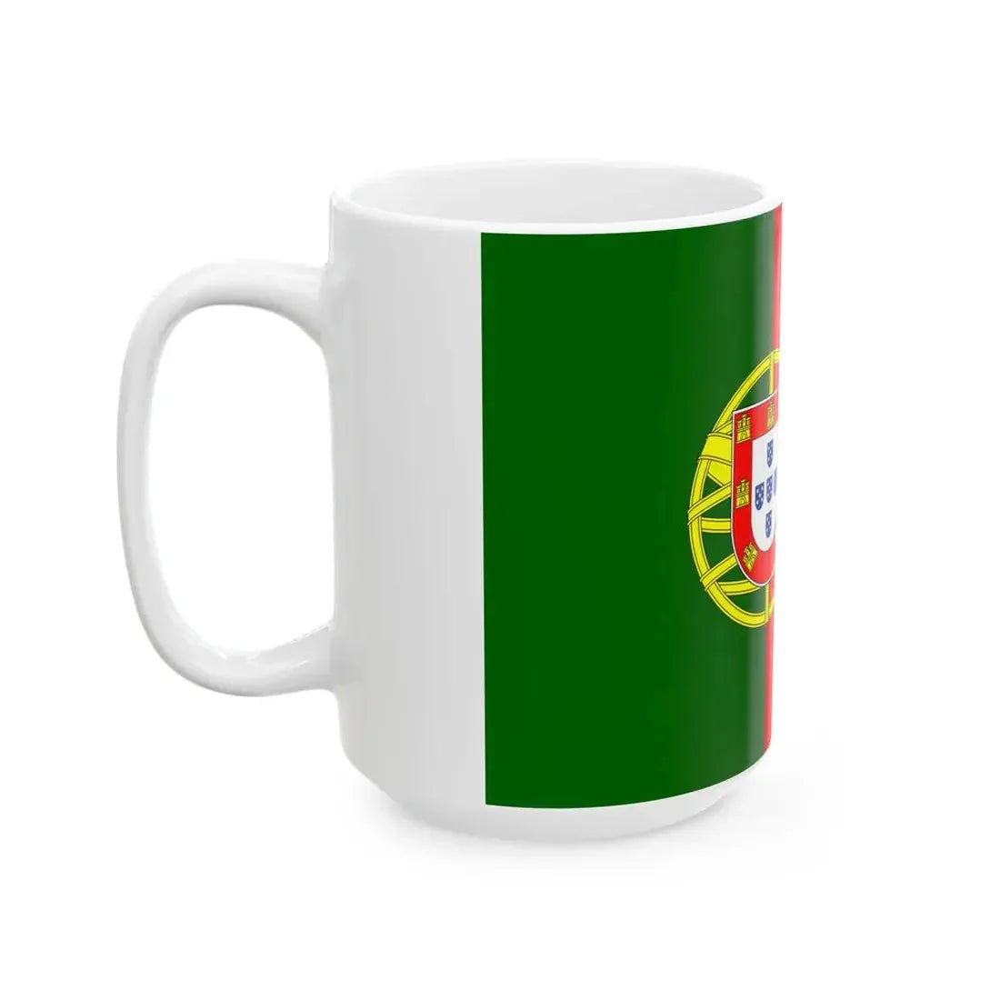 Flag of Sao Tome and Principe 1965 proposal (Portugal) White Coffee Mug - Go Mug Yourself