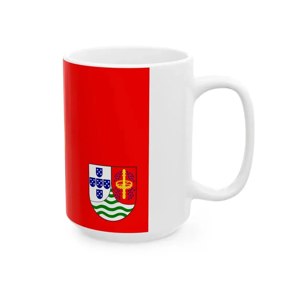 Flag of Sao Tome and Principe 1965 proposal (Portugal) White Coffee Mug - Go Mug Yourself