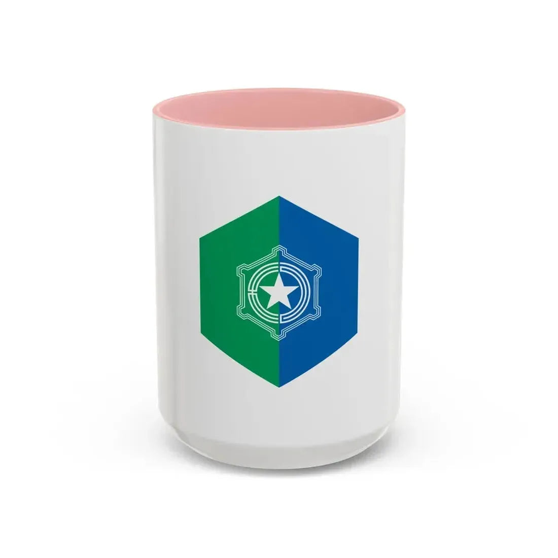Flag of Sapporo Hokkaido Japan - Accent Coffee Mug 15oz Pink - Go Mug Yourself