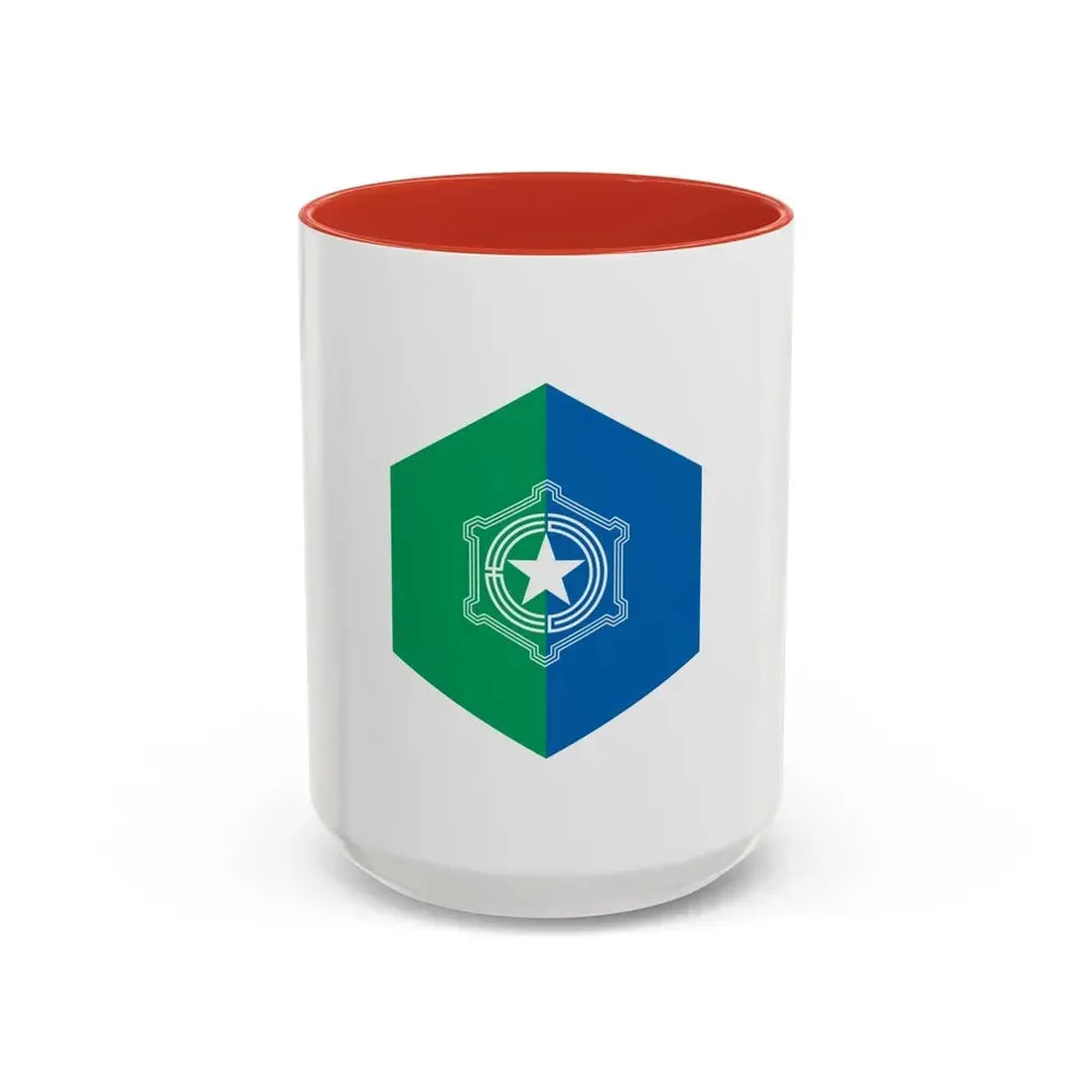 Flag of Sapporo Hokkaido Japan - Accent Coffee Mug 15oz Red - Go Mug Yourself