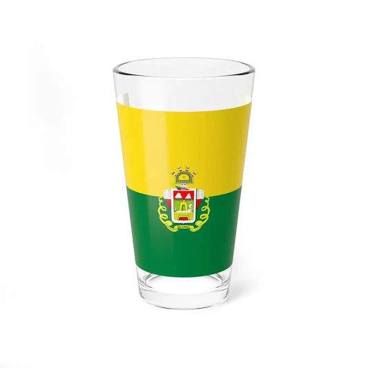 Flag of Saquisilí (Ecuador) Pint Glass 16oz 16oz - Go Mug Yourself