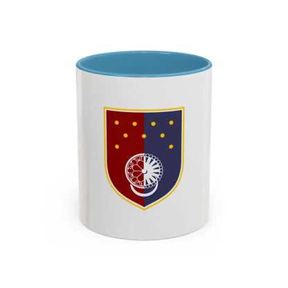 Flag of Sarajevo Canton Bosnia and Herzegovina - Accent Coffee Mug 11oz Light Blue - Go Mug Yourself